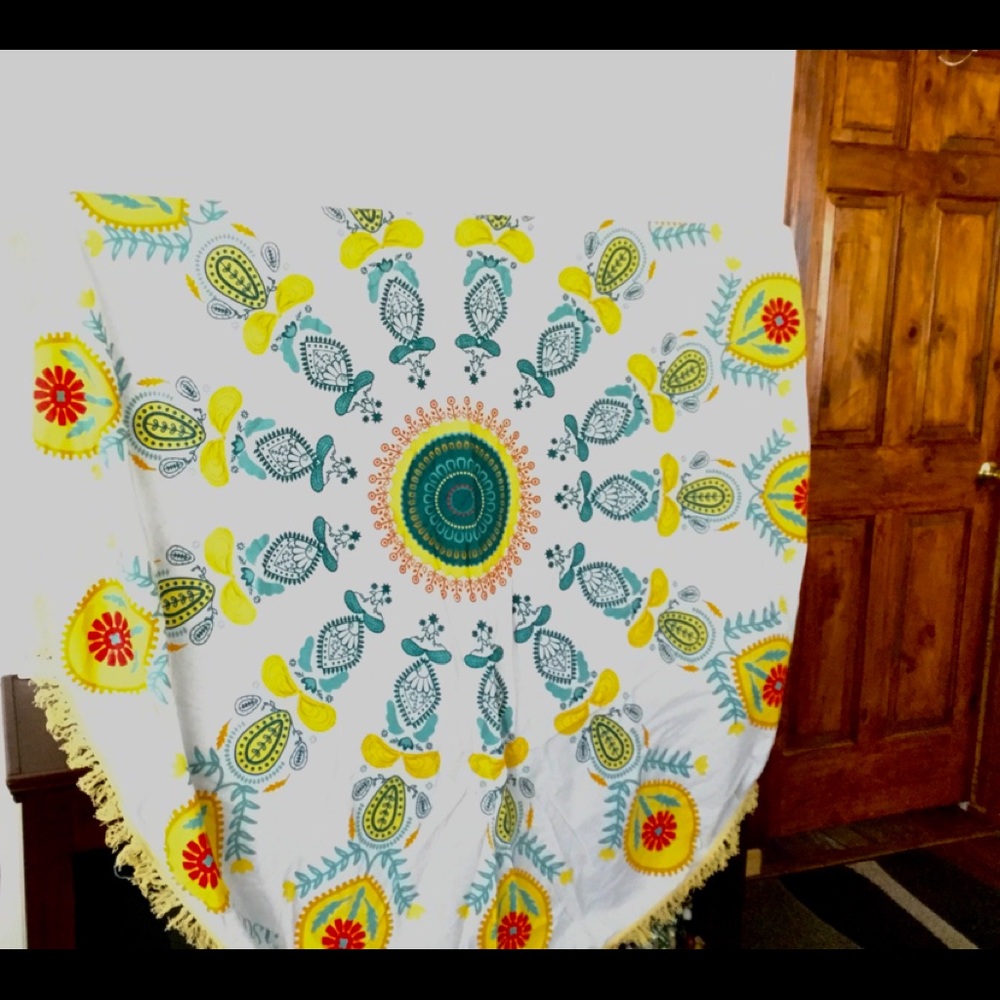 Gypsy  Boho Beach Round Tapestry or for beach Make Reasonable offer